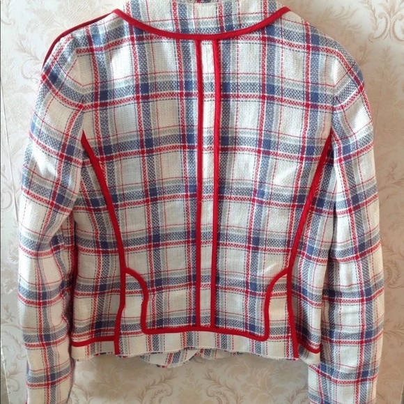 Dolce and Gabbana plaid linen jacket blazer - Picture 4 of 5